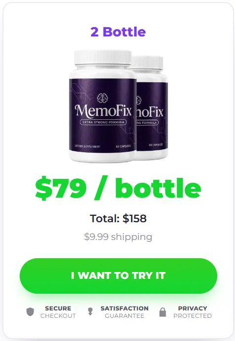 MemoFix order 2 bottles